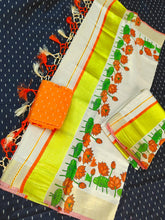 Lotus Printed Tissue Setmundu