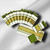 3×4 Cotton Kasavu Fancy Setmundu With Blouse