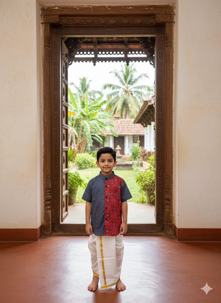 Kids Traditional Half-Sleeve shirt