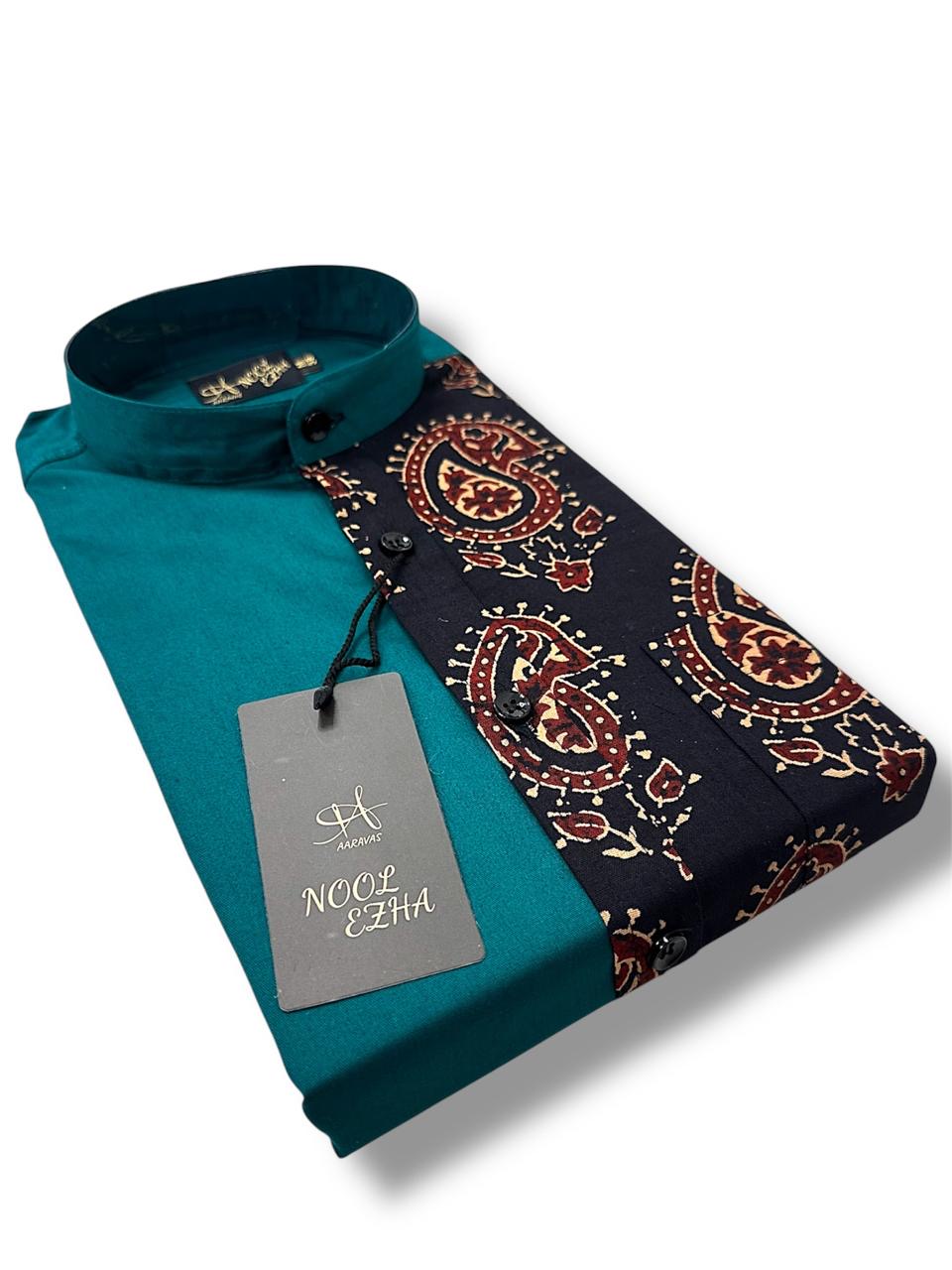 Half and Half Printed Shirt