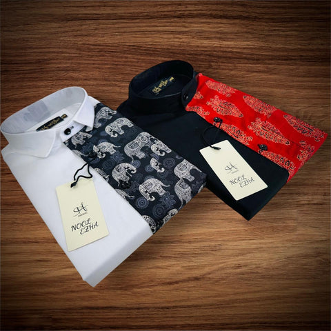 Trending half and half Shirt For men