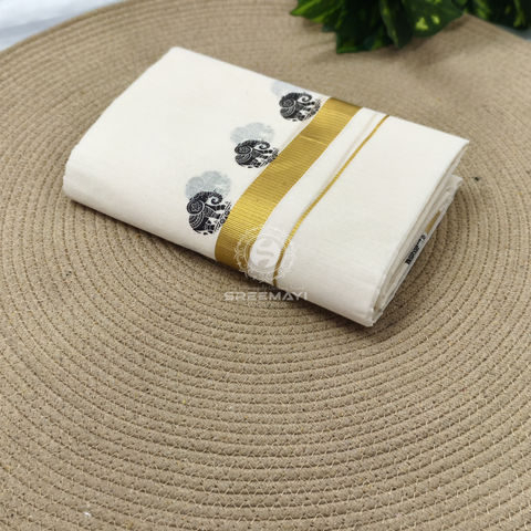 Cotton elephant print Setmund 2.80m