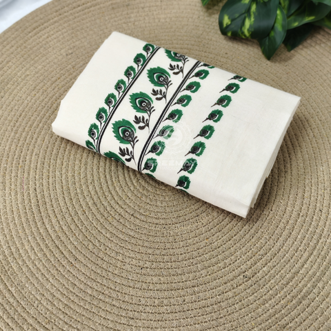 Cotton peeli print setmundu 2.80 m