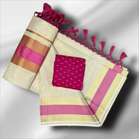 4×5 Tissue Fancy Saree With Blouse