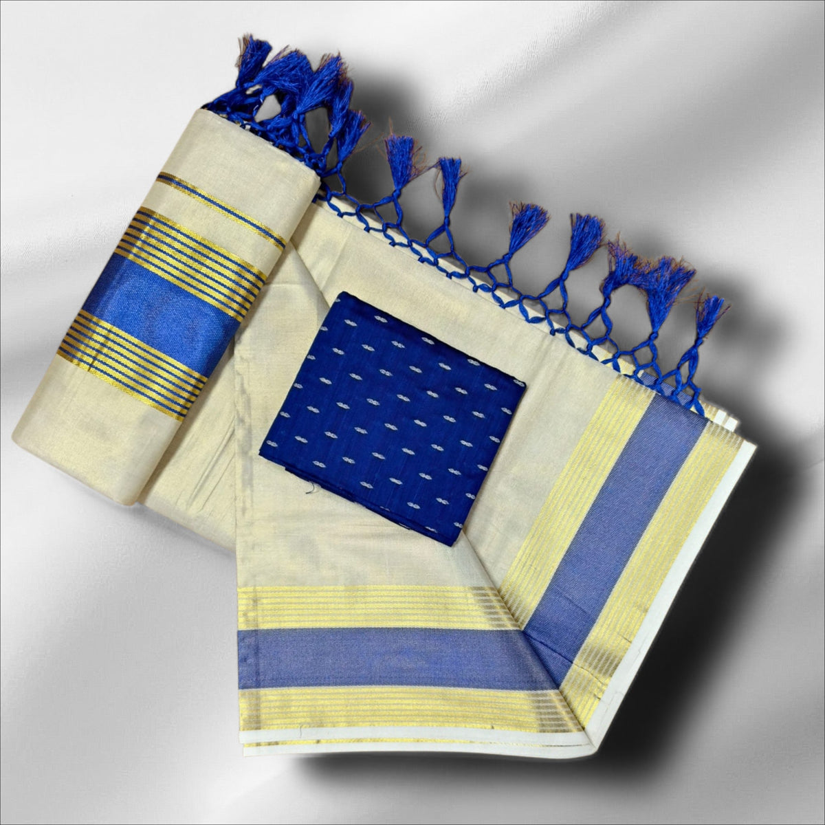 4×5 Tissue Fancy Saree With Blouse