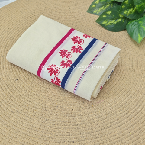 2×3 FANCY BORDER PRINT SETMUNDU