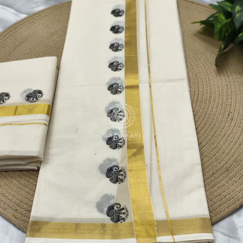 Cotton elephant print Setmund 2.80m