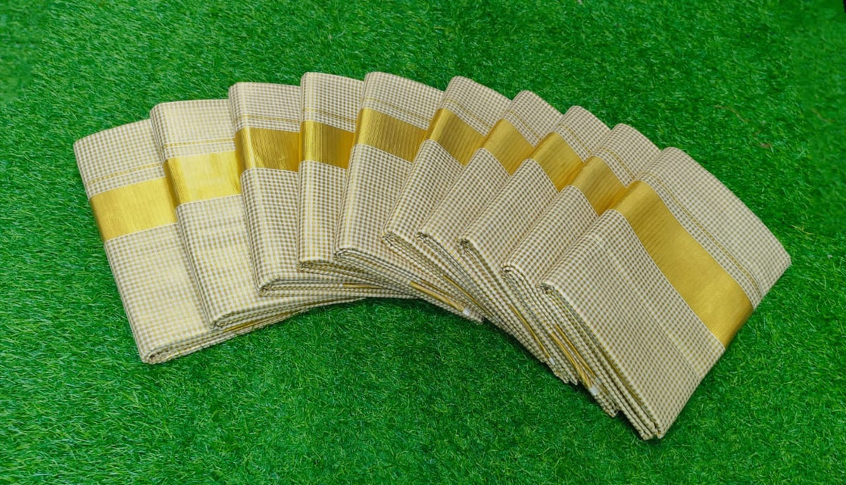 3×3 tissue small chek special saree