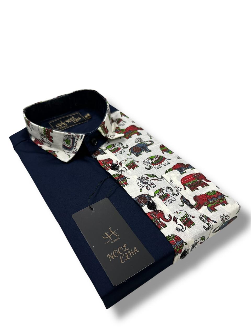 Half and Half Shirts Full Sleeve