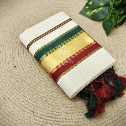 4×4 MICRO CHECK DOUBLE CLR SETMUNDU

Premium handloom