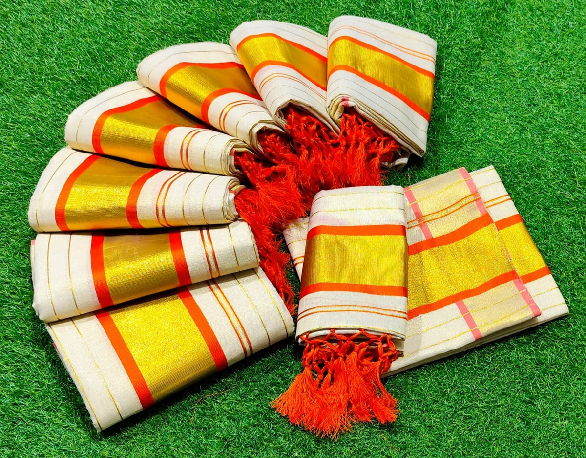 3×4 Tissue Wide Strip Kunjalam Setmundu