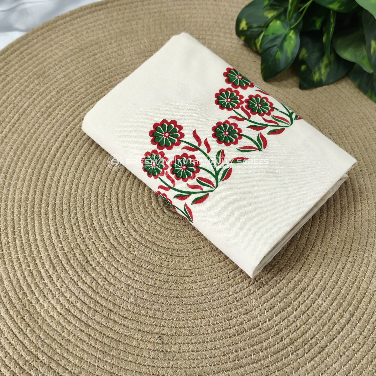 Gada -2.80
Flower print settumund
