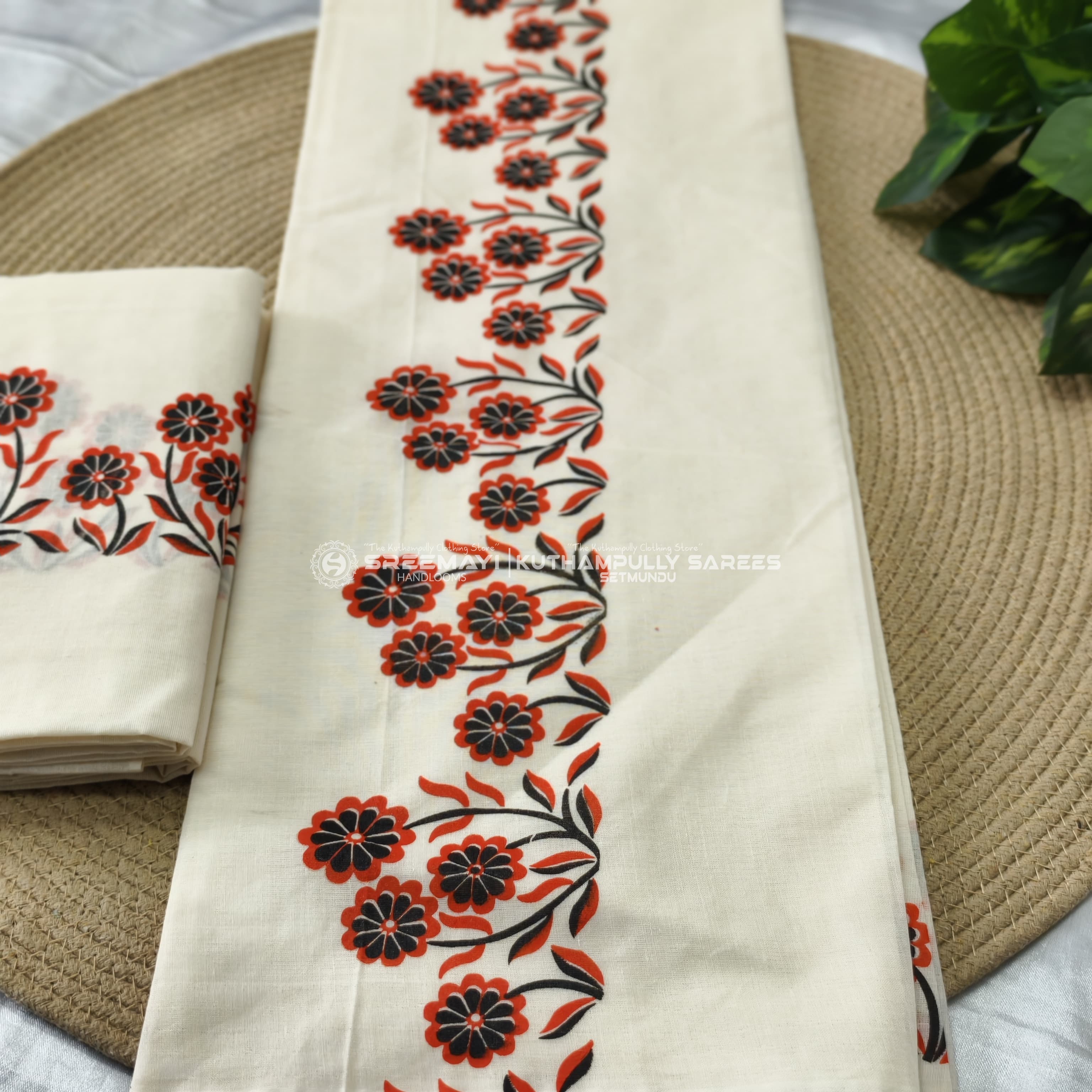 Gada -2.80
Flower print settumund
