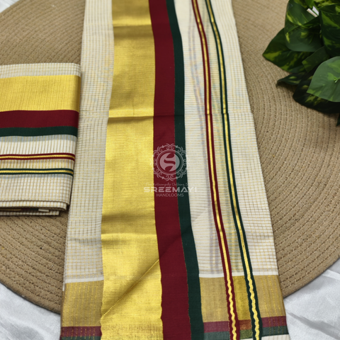 Cotton check setmund 2.80m