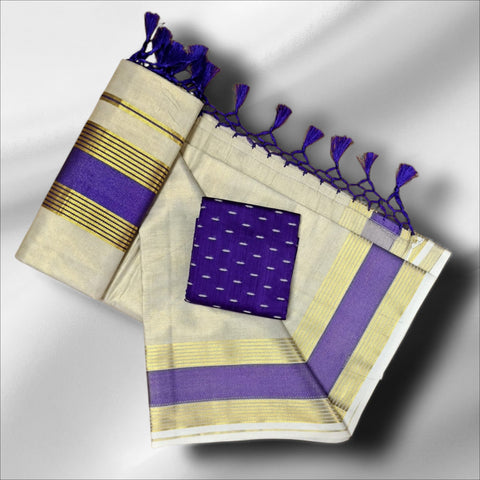 4×5 Tissue Fancy Saree With Blouse