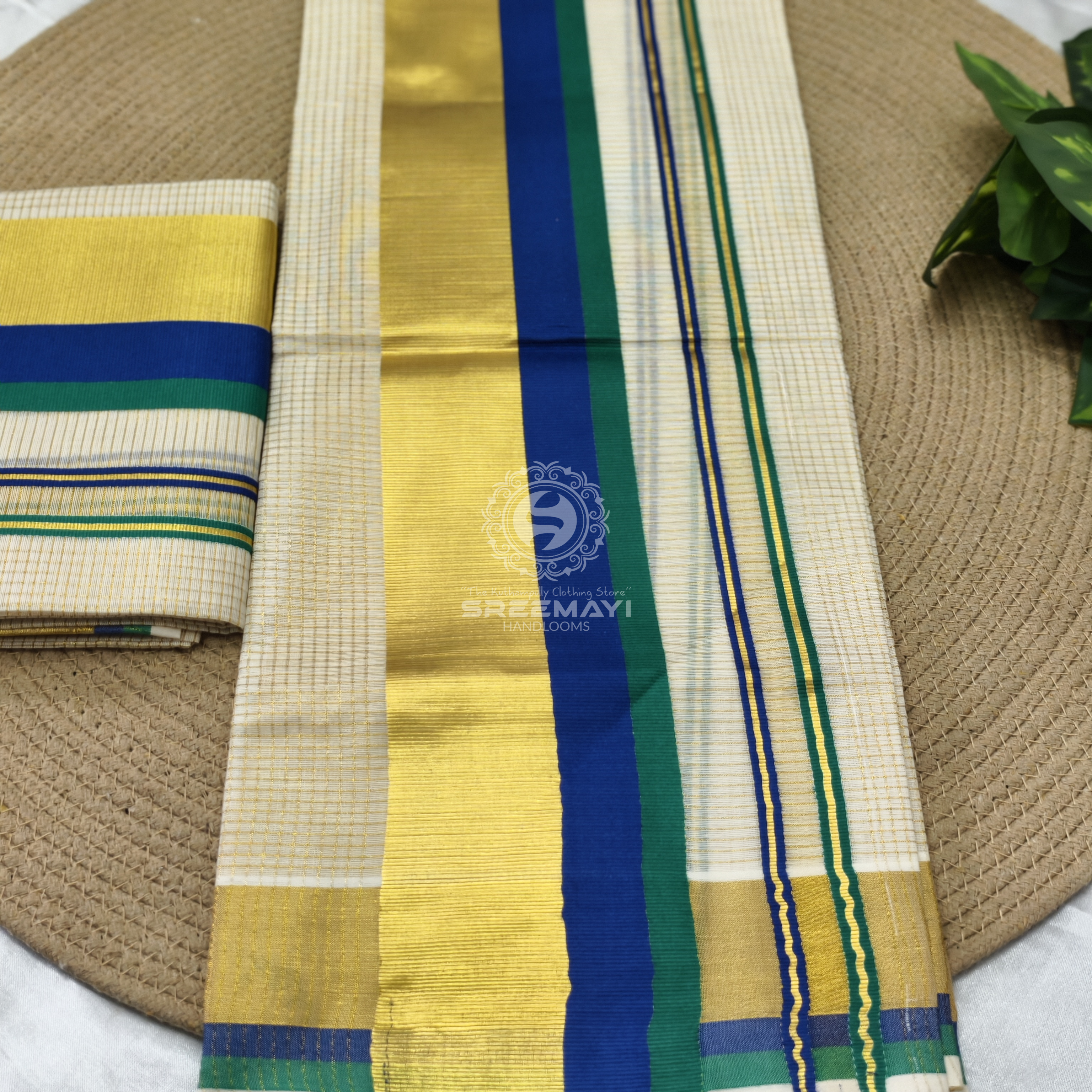 Cotton check setmundu 2.80m