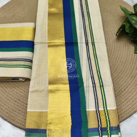 Cotton check setmundu 2.80m