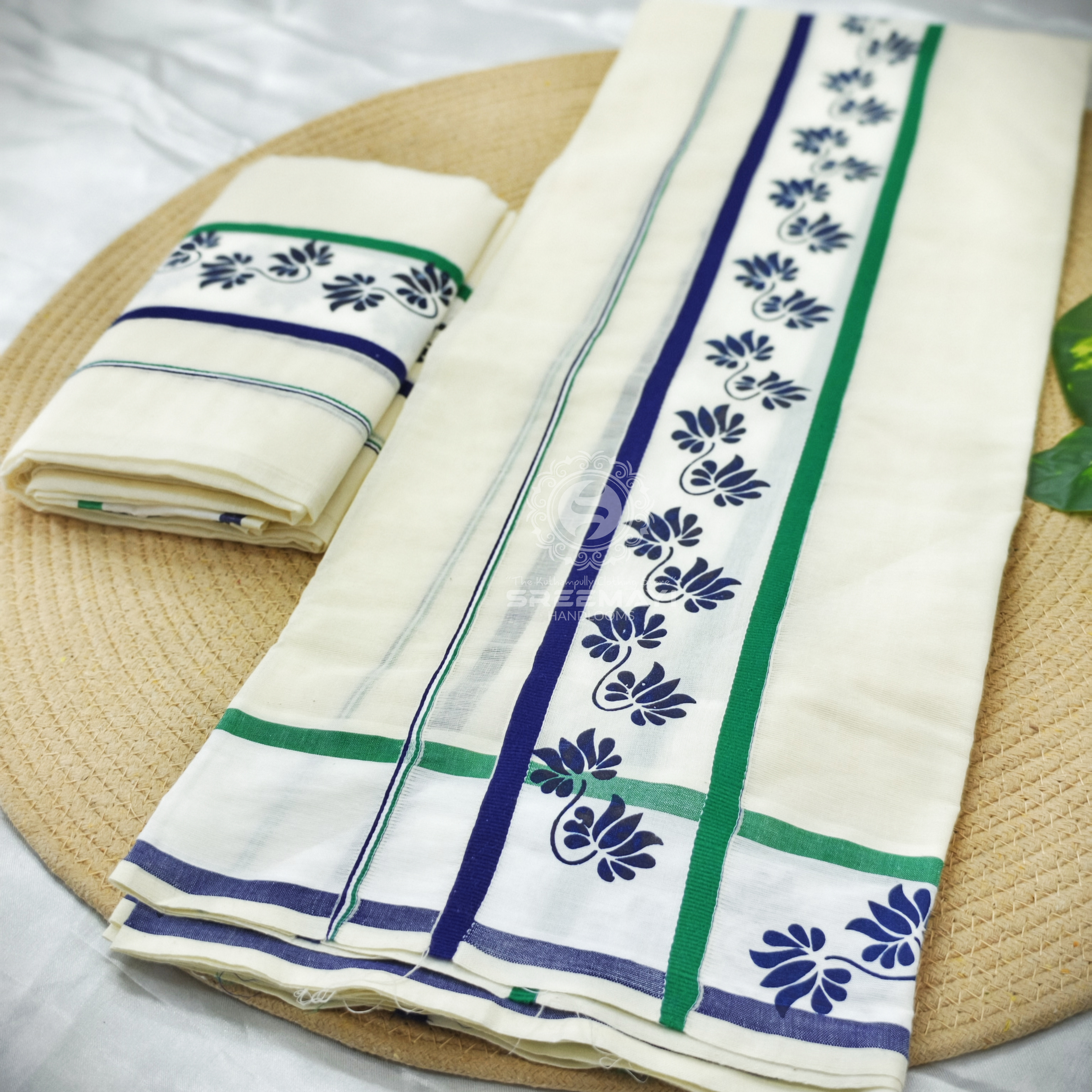 2×3 FANCY BORDER PRINT SETMUNDU