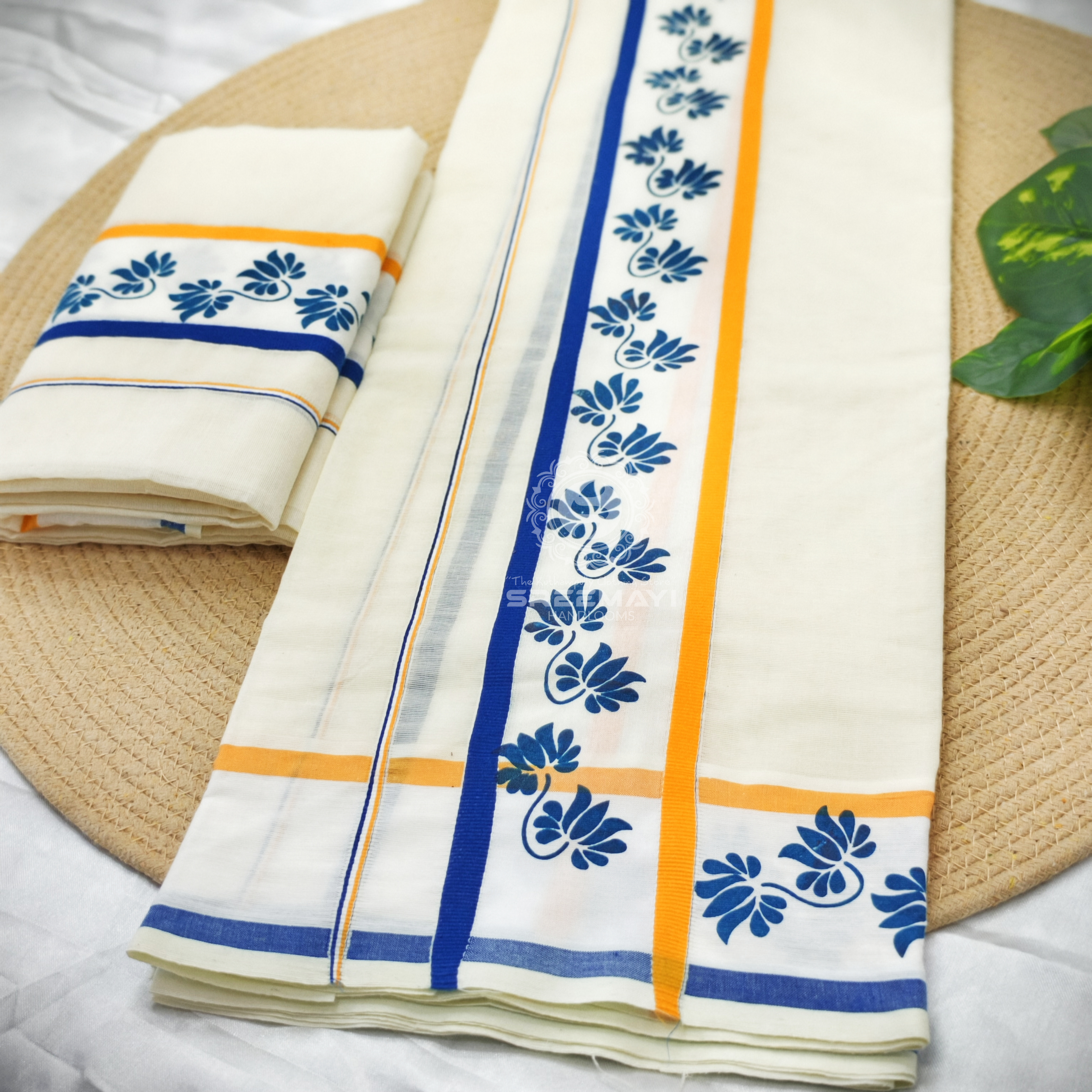 2×3 FANCY BORDER PRINT SETMUNDU