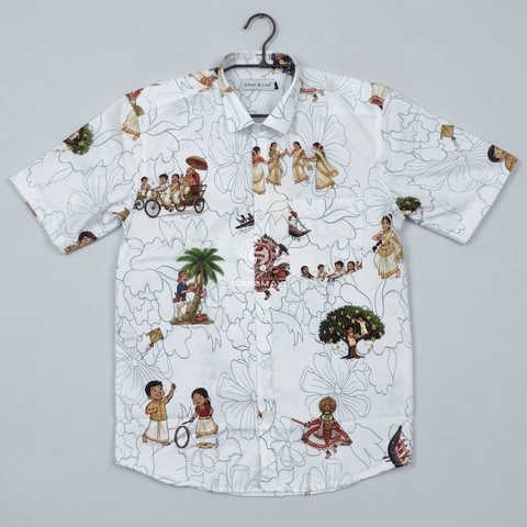 Onam special shirt Soft cotton material