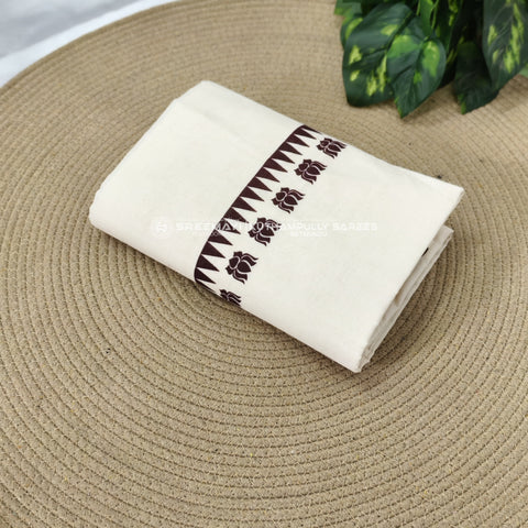 Coton gada lottus print settumund =2.80