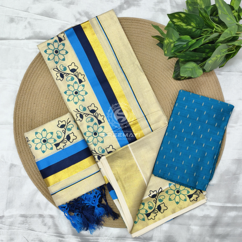 Tissue fancy double colour setmund 2.80m