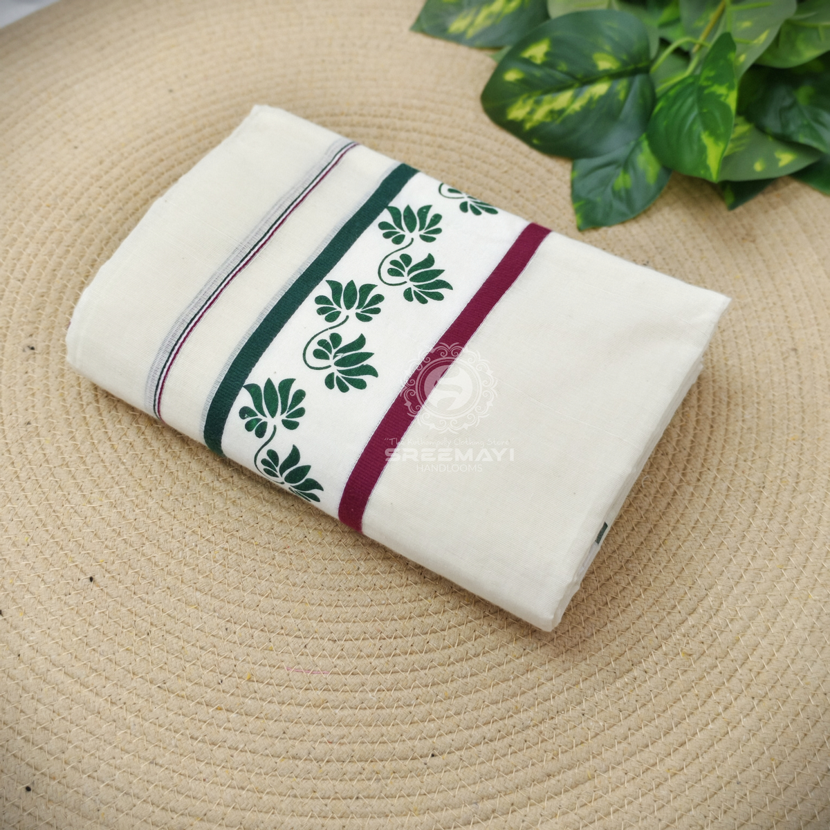 2×3 FANCY BORDER PRINT SETMUNDU