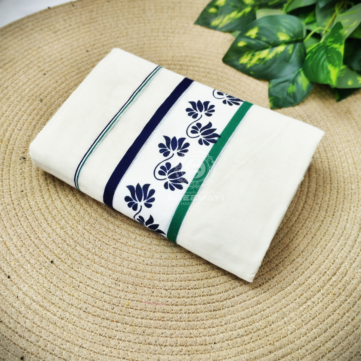 2×3 FANCY BORDER PRINT SETMUNDU