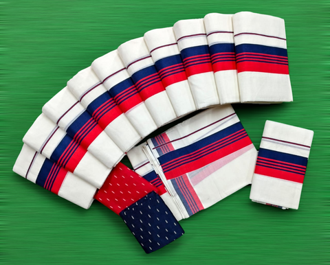 2×3 KATTIKARA FANCY SETMUNDU WITH BLOUSE