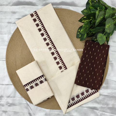Coton gada lottus print settumund =2.80