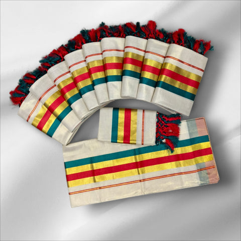 Tissue Fancy Setmundu With Blouse
