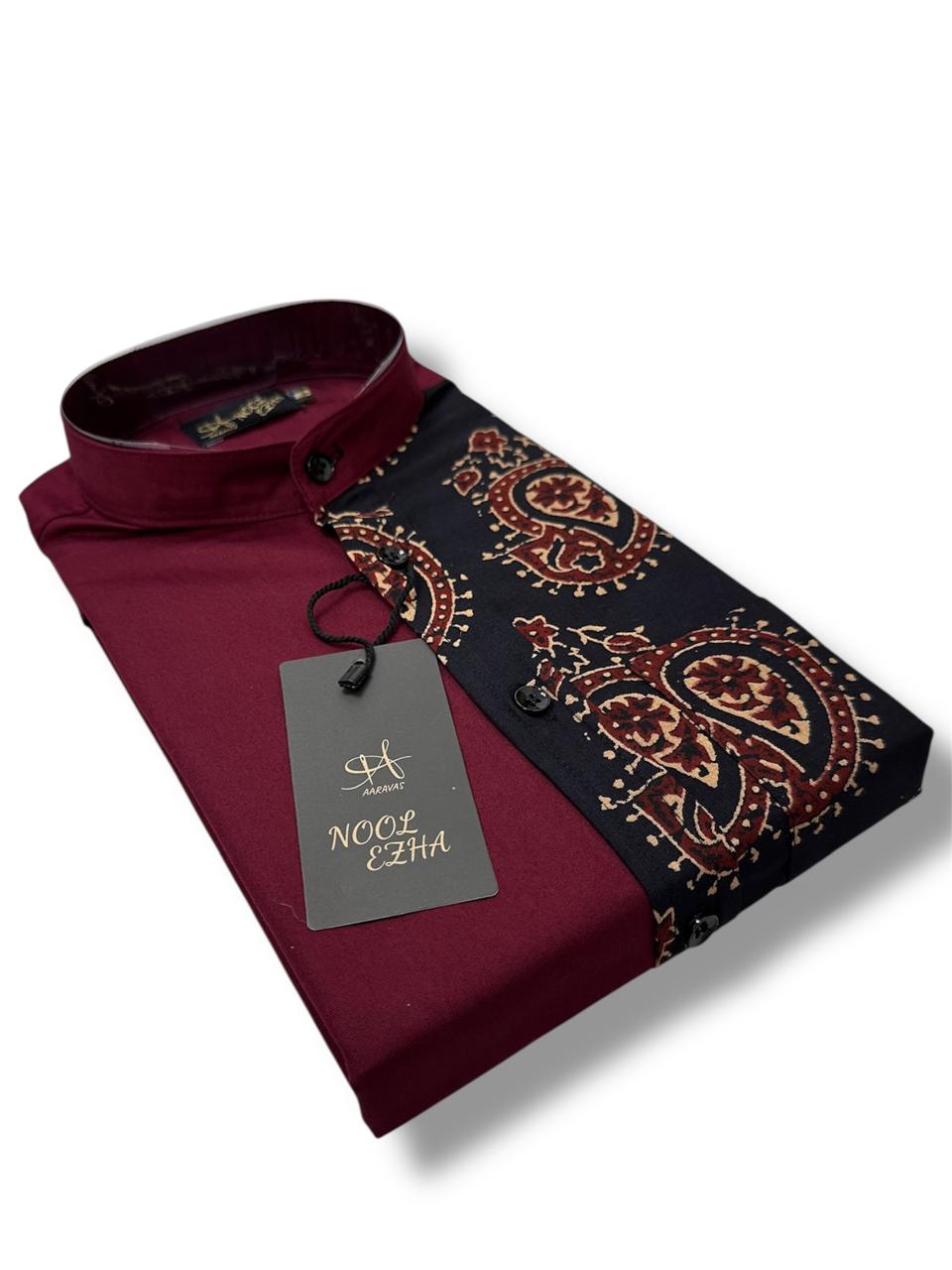 Half and Half ajrakh shirts