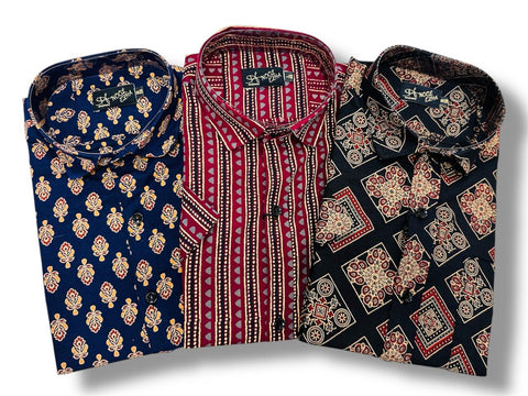 Ajrakh shirts