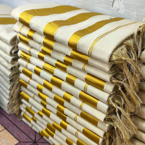 Golden Tissue Setsaree