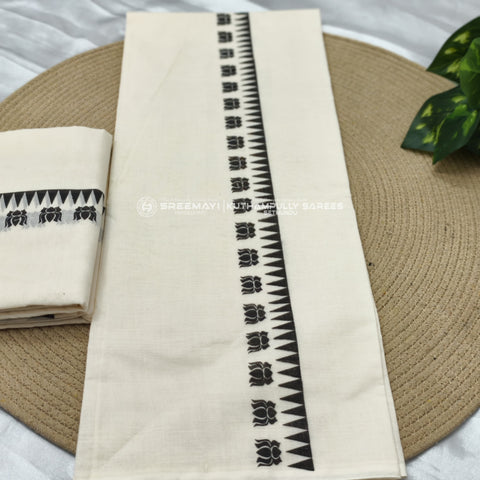 Coton gada lottus print settumund =2.80