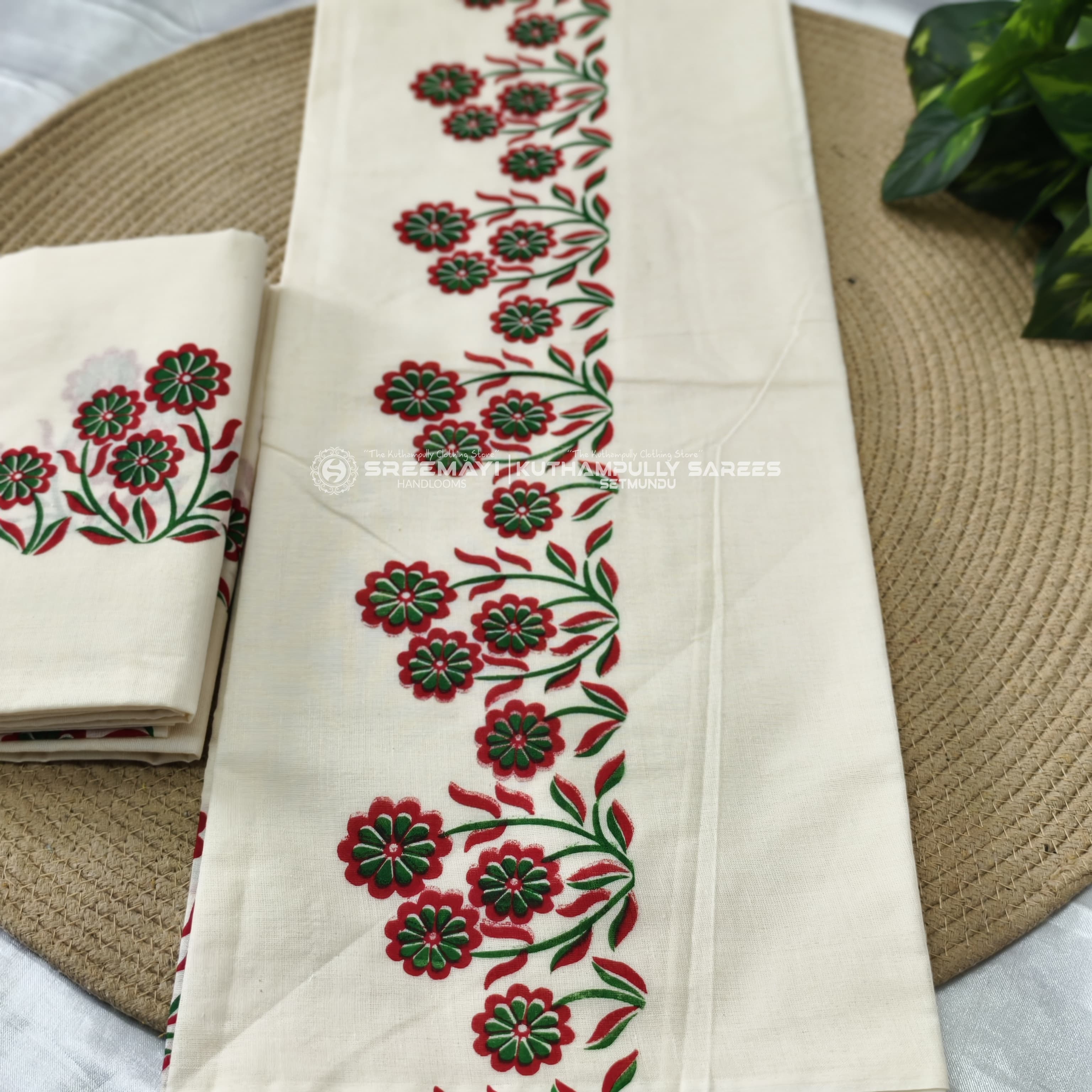 Gada -2.80
Flower print settumund