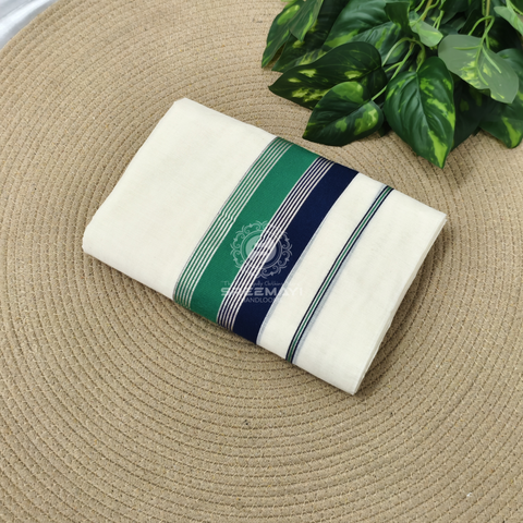 Cotton Double colour setmundu 2.80 m