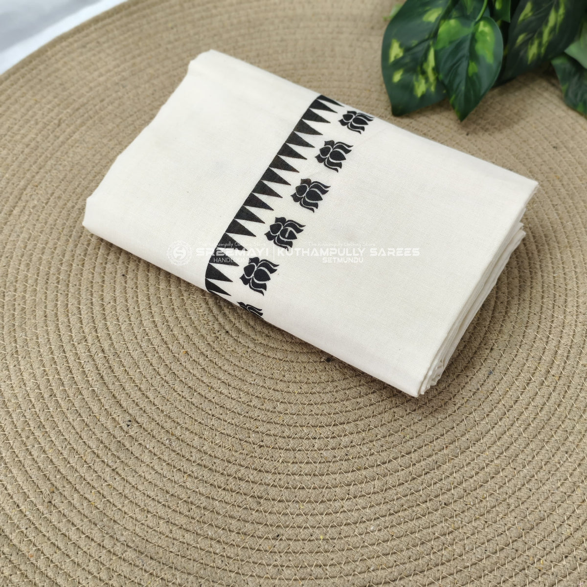 Coton gada lottus print settumund =2.80