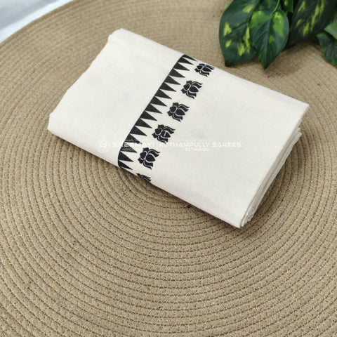 Coton gada lottus print settumund =2.80