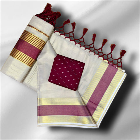 4×5 Tissue Fancy Saree With Blouse