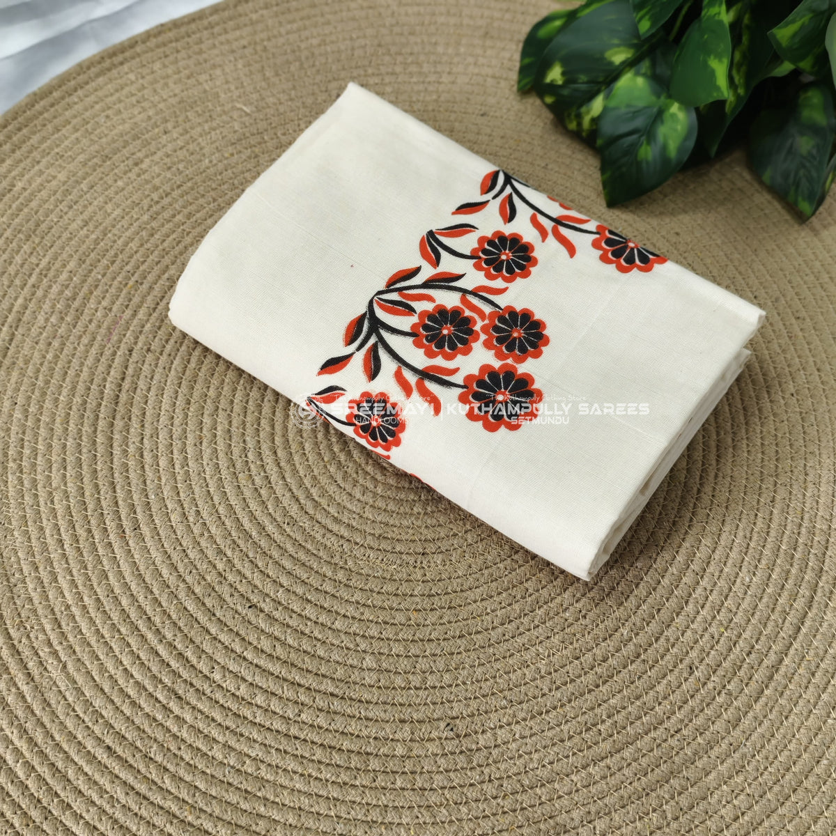 Gada -2.80
Flower print settumund