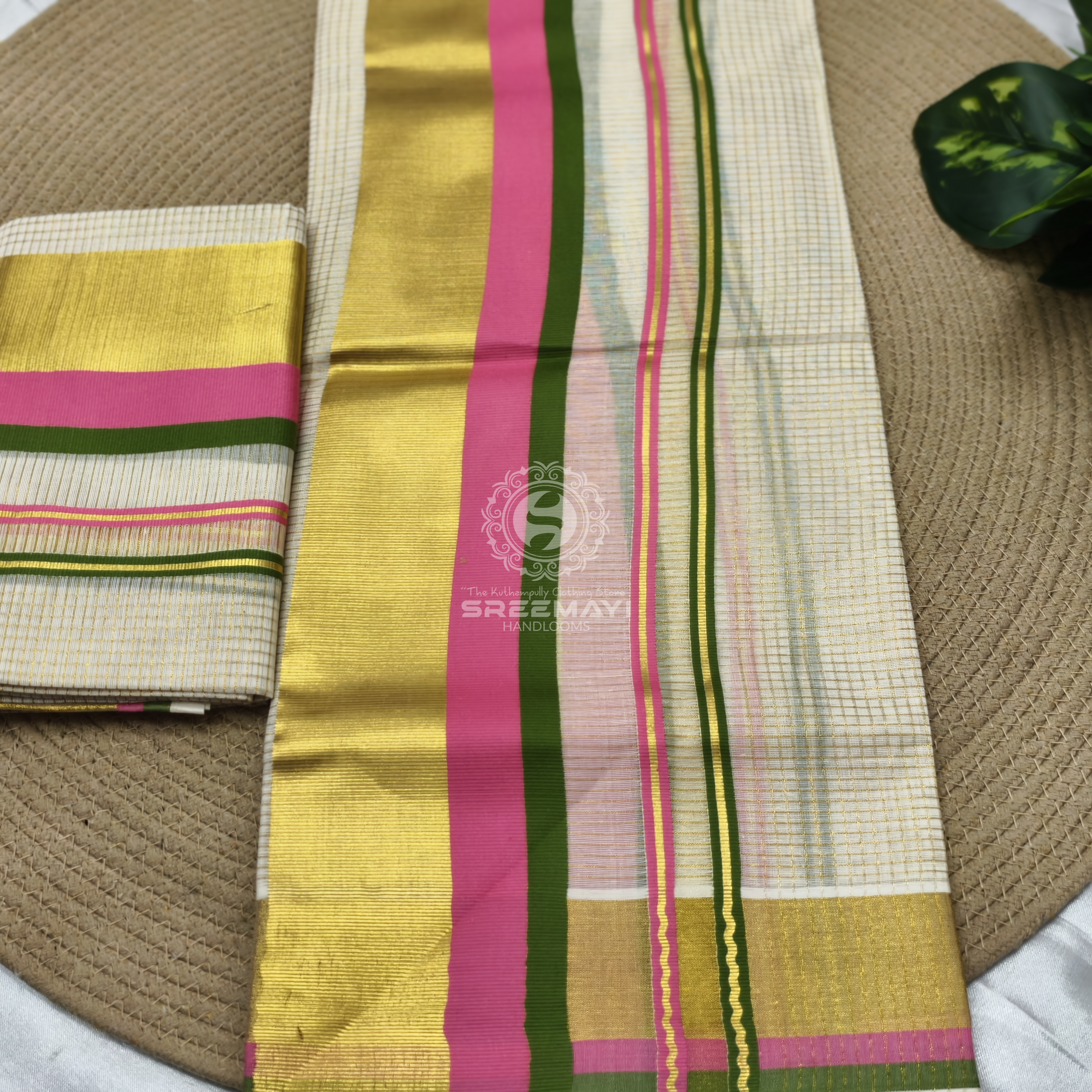 Cotton check setmund 2.80m