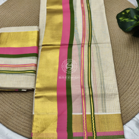 Cotton check setmund 2.80m